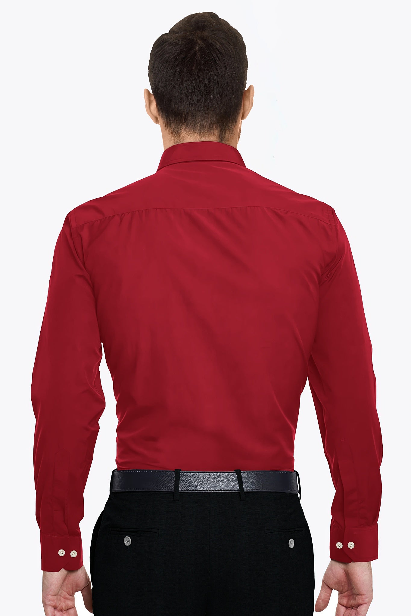 Red Giza Cotton Shirt