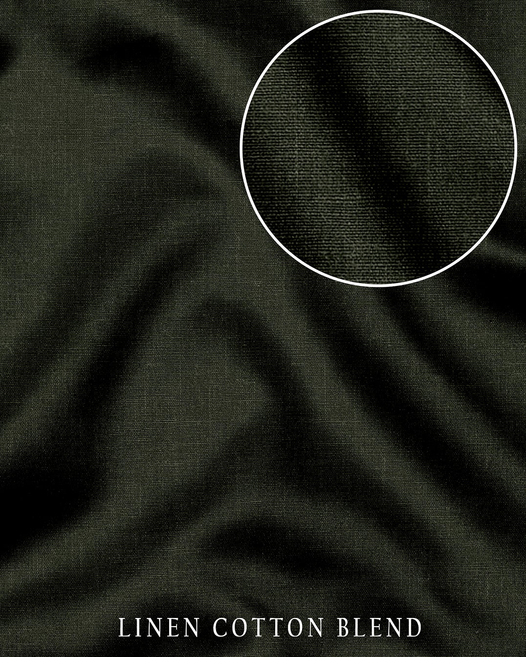 Rifle Green Linen Blend Pant