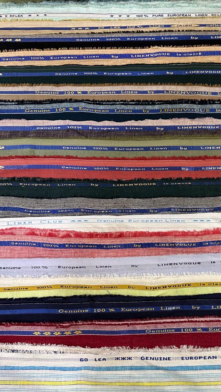 Fawn Mandarin Luxurious Linen Shirt