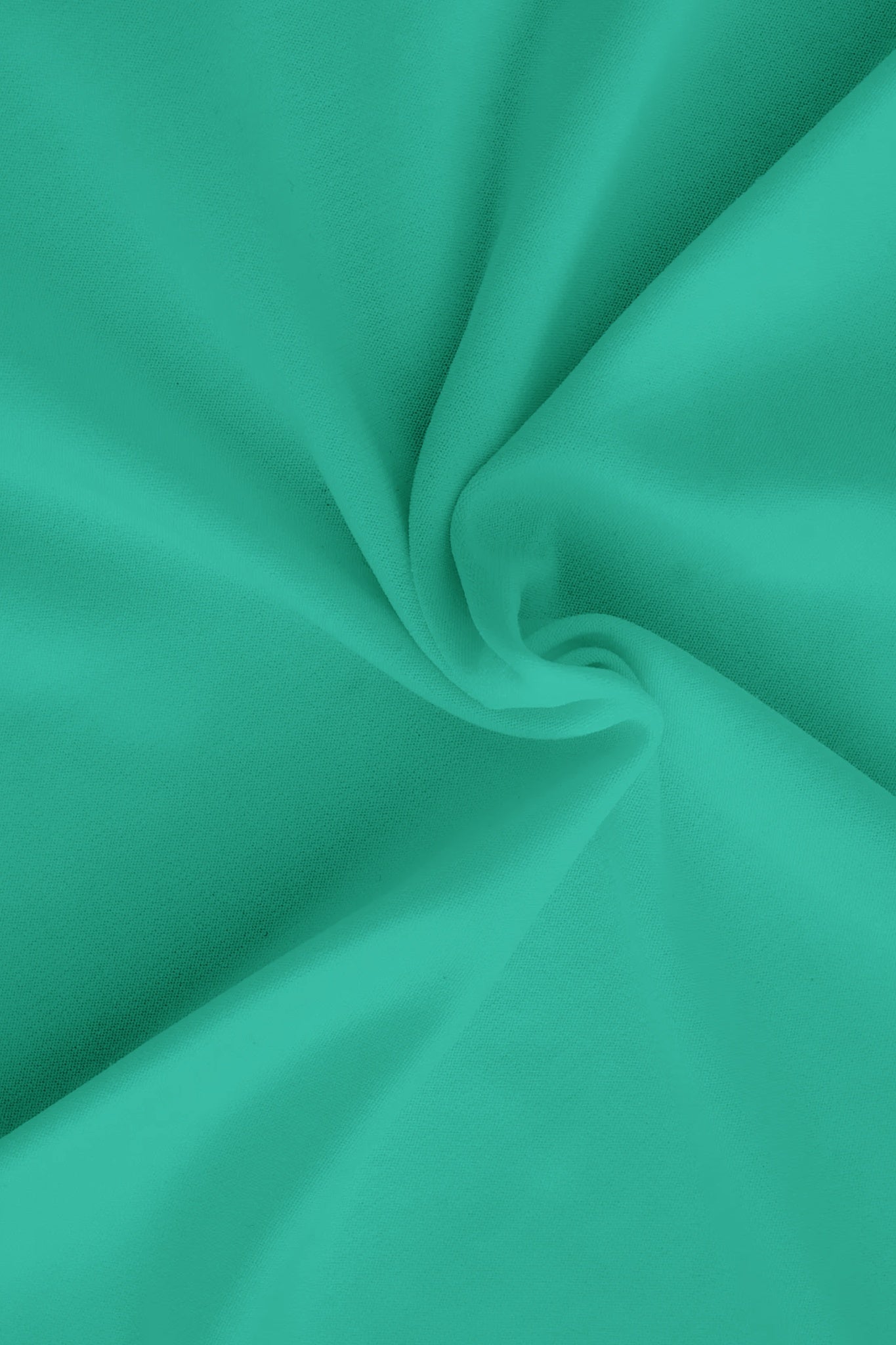 Dark Seafoam Green Solid Plain Men's Cotton Shirt