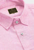Pink Luxurious Linen Shirt - Linen Shirt for Men in Hyderabad India