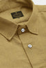 Dijon Mustard Luxurious Linen Shirt