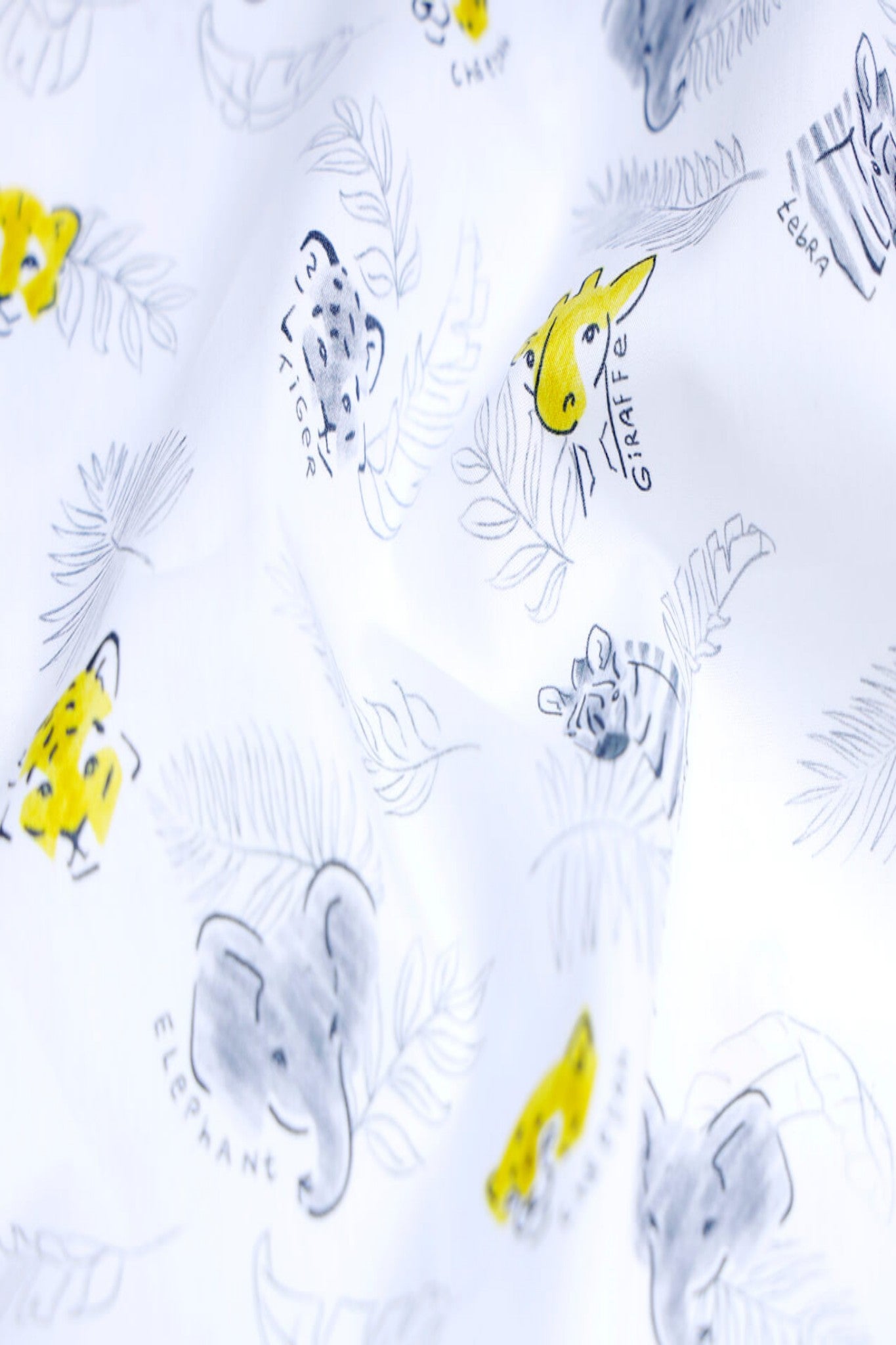 Snow White Animal Printed Super soft Giza Cotton Shirt