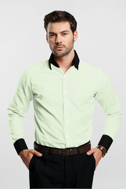 Laurel Green Designer Giza Cotton Shirt