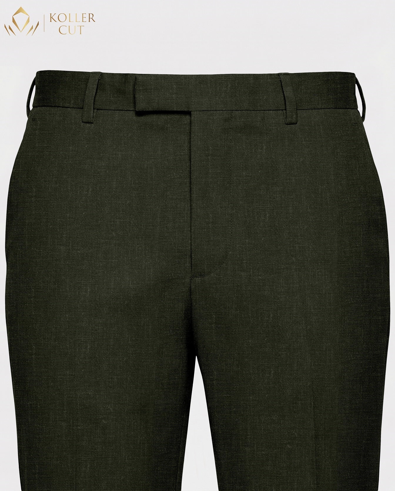 Rifle Green Linen Blend Pant