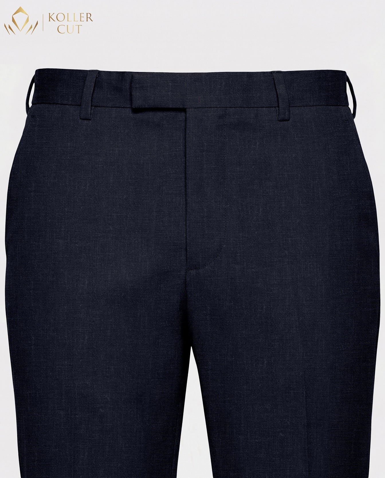 Dark Navy Blue Linen Blend Pant