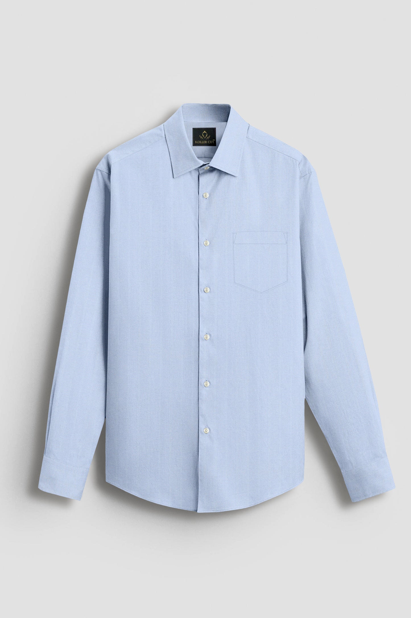 Omphalodes Blue Stripes Cotton Shirt
