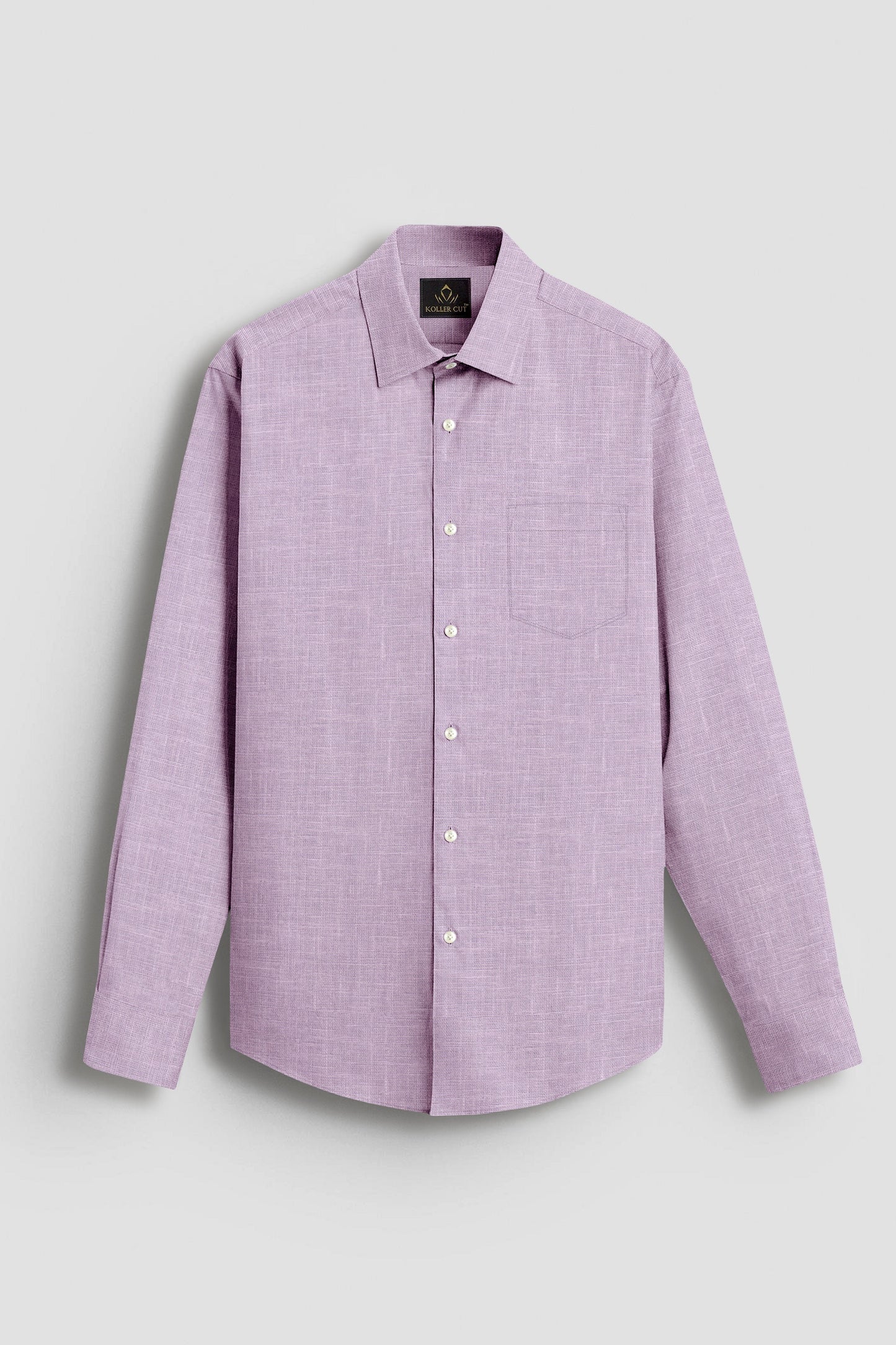 Wisteria Purple Cotton Linen Shirt