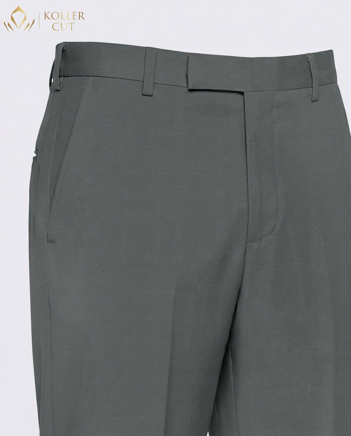 Mallard Green Wool Rich Slight Stretch Pant