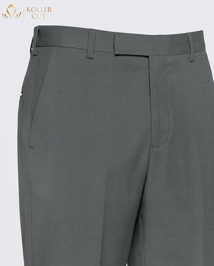 Mallard Green Wool Rich Slight Stretch Pant