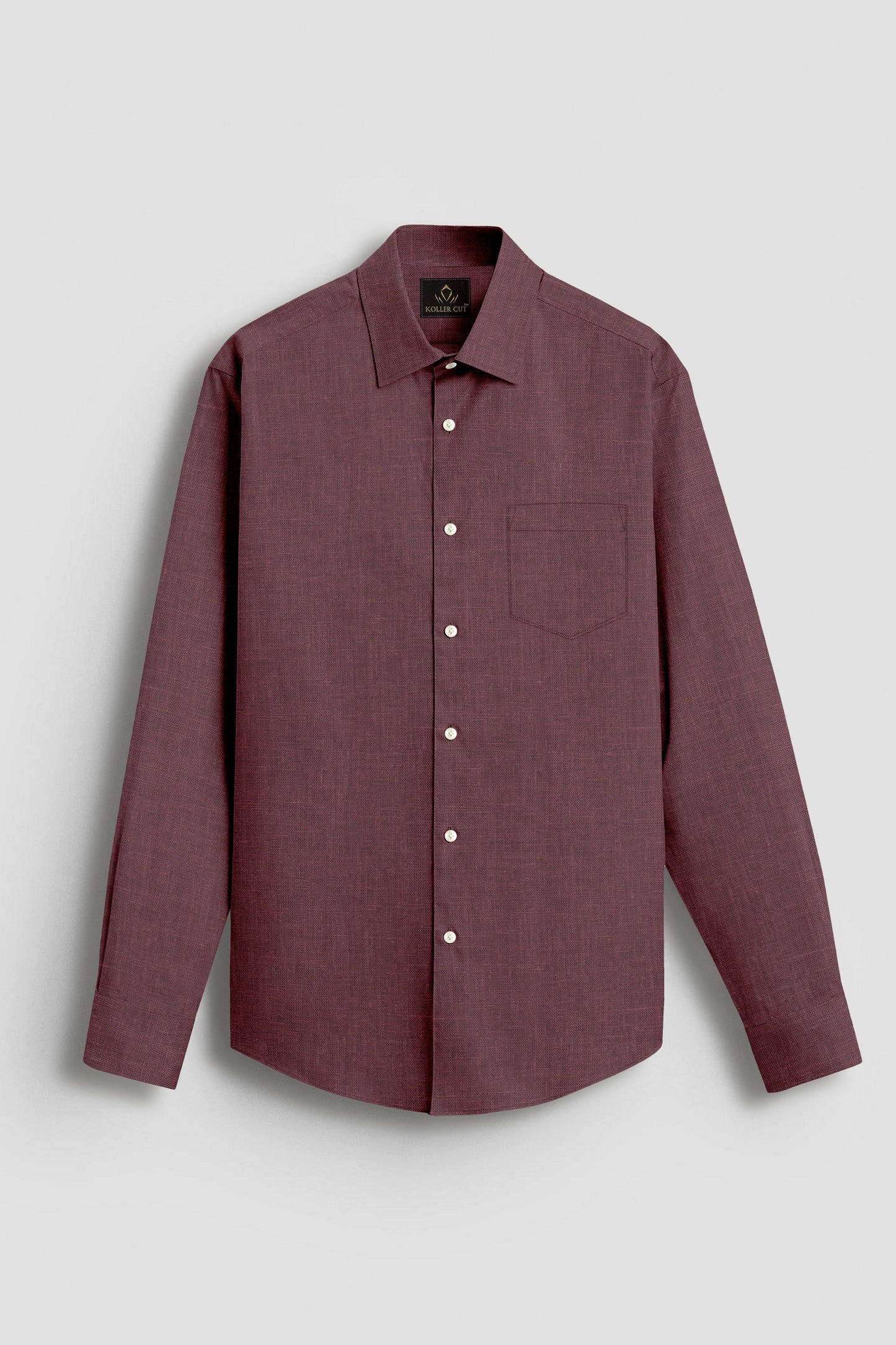 Madder Brown Luxurious Linen Shirt