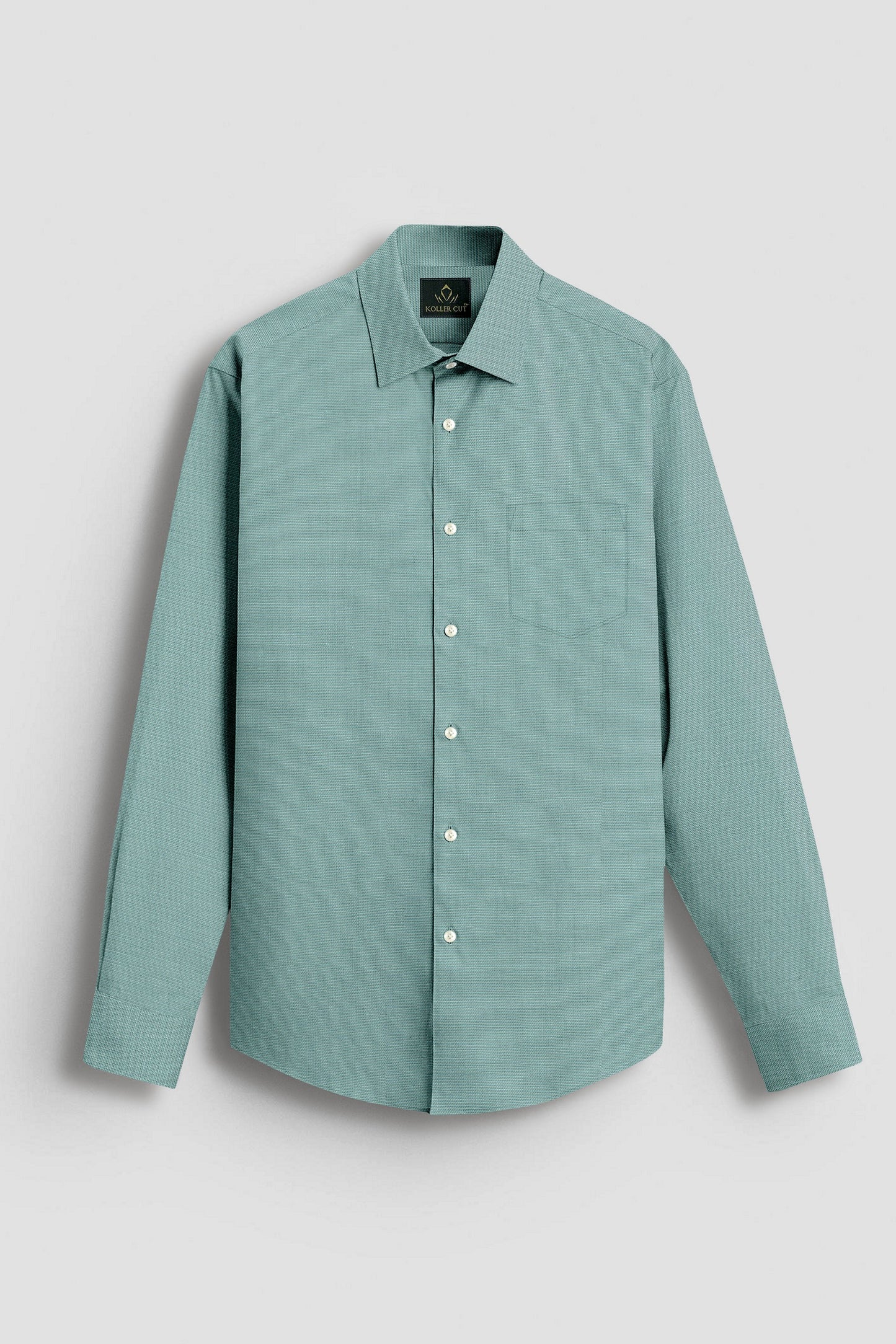 Turquoise Blue Luxurious Linen Shirt