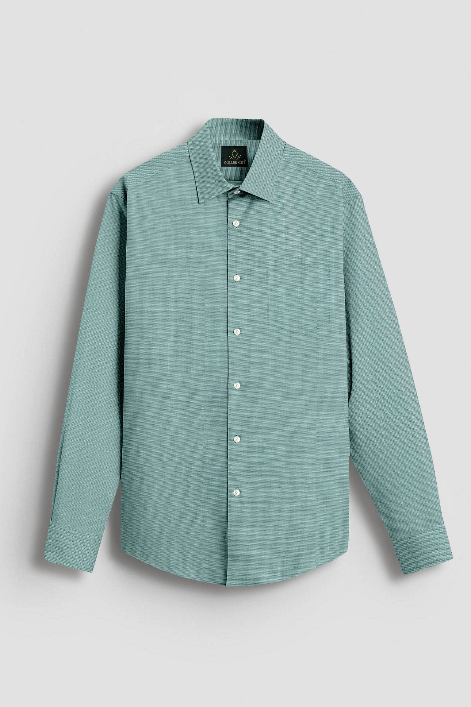 Turquoise Blue Luxurious Linen Shirt