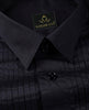 Grease Black Giza Cotton Tuxedo  Shirt