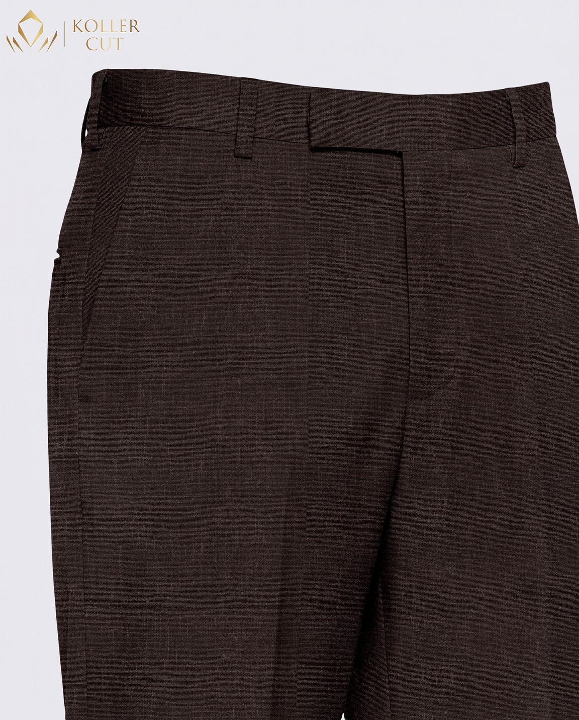 Espresso Brown Luxurious Linen Blend Pant