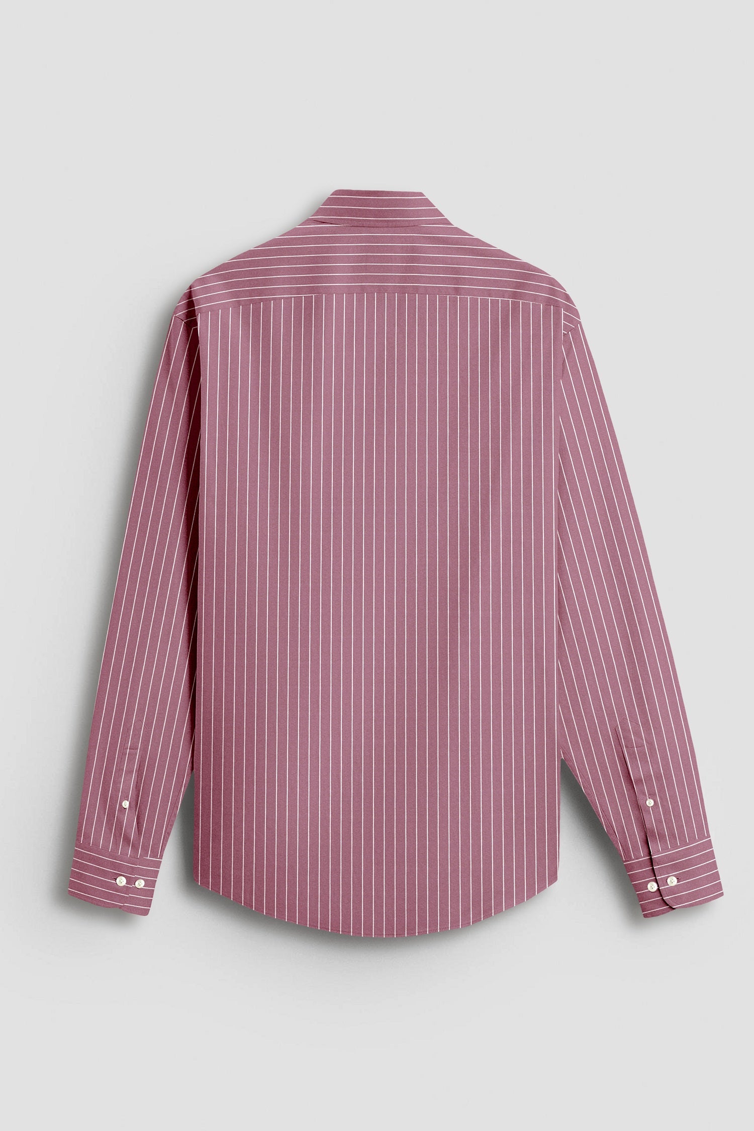 Polignac Pink and Salt White Pinstripes Cotton Shirt