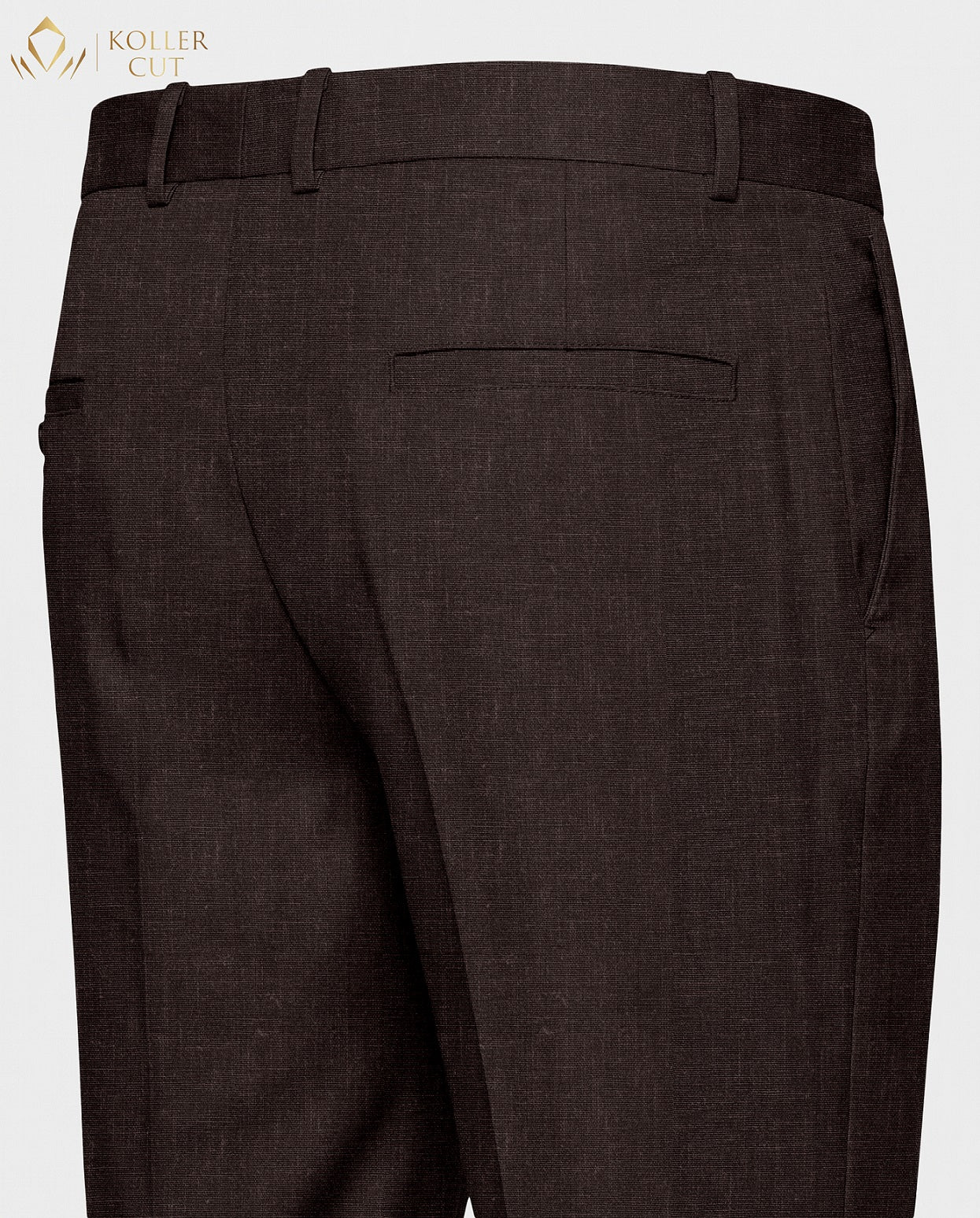 Espresso Brown Luxurious Linen Blend Pant
