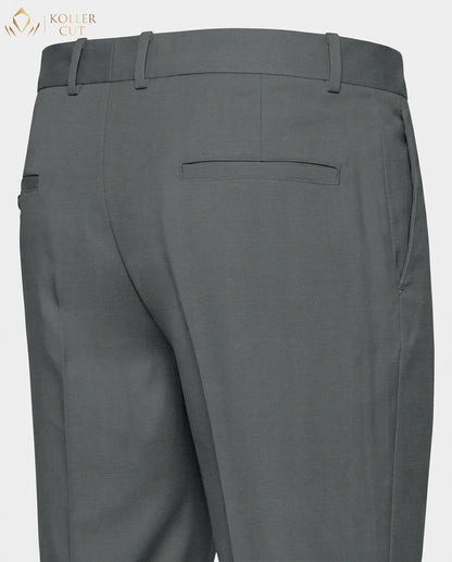 Mallard Green Wool Rich Slight Stretch Pant