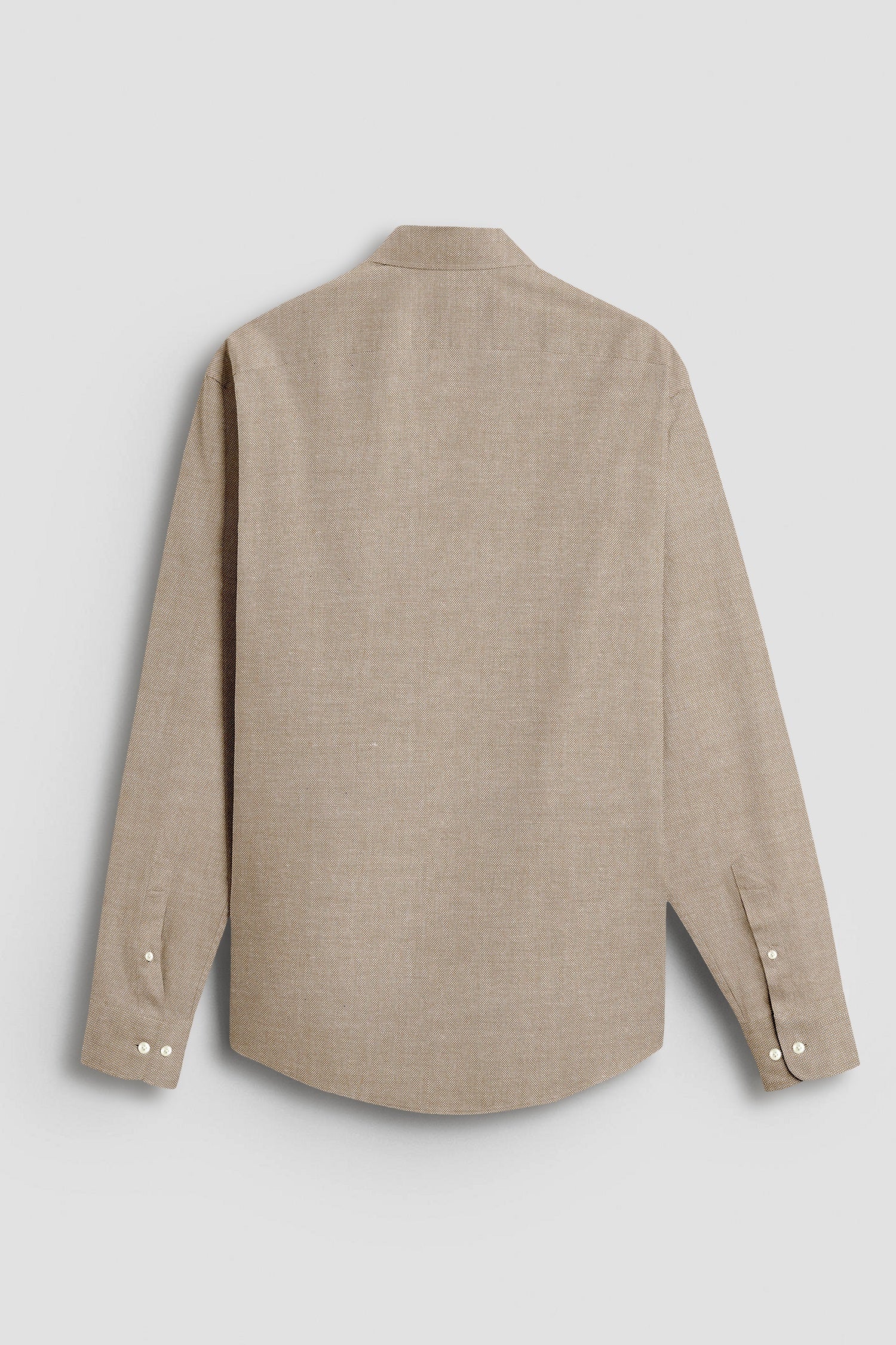 Deer Antler Brown Two Toned Premium Oxford Cotton Shirt