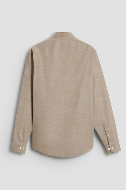 Deer Antler Brown Two Toned Premium Oxford Cotton Shirt