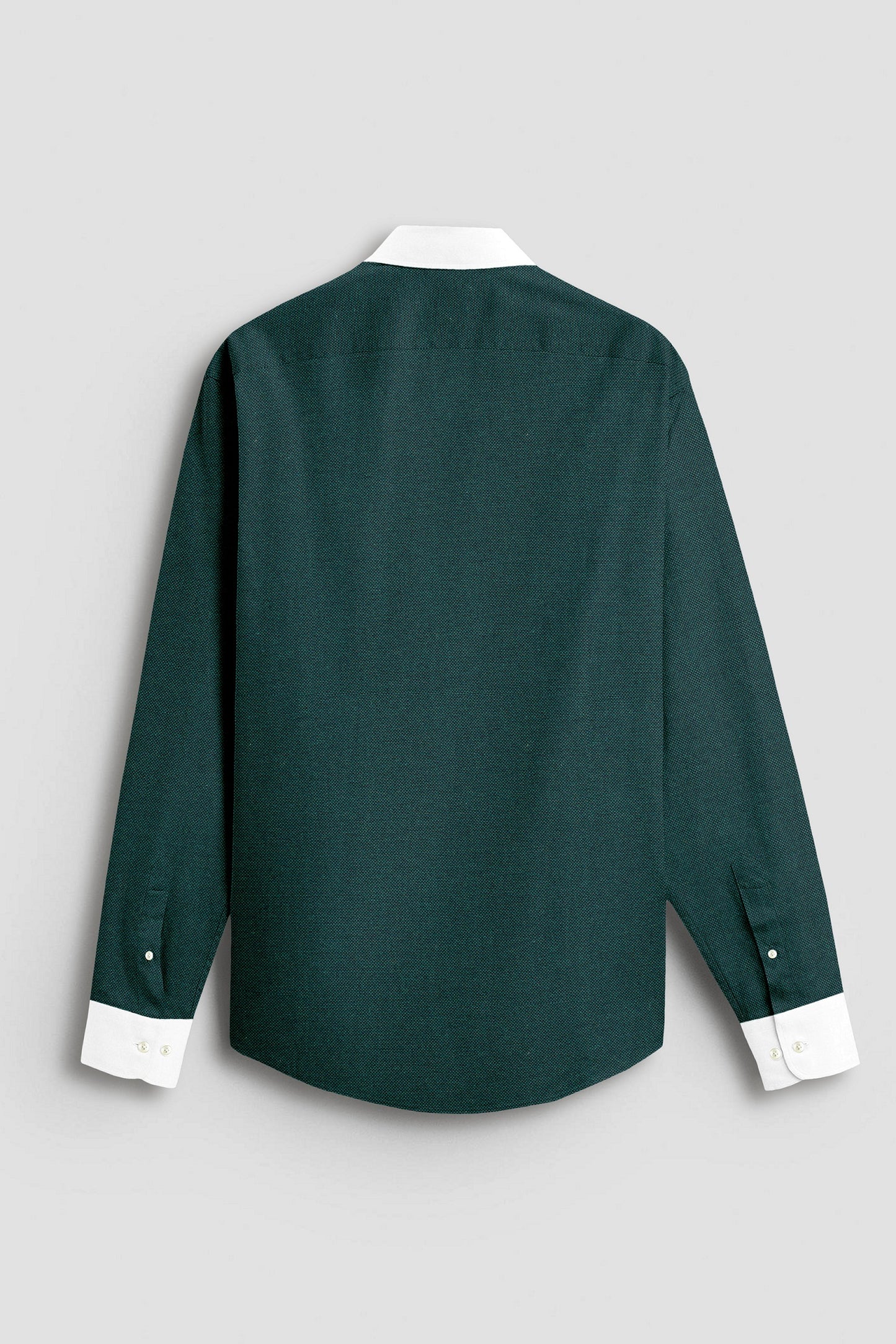 Eden Green Two Toned Premium Oxford Designer Cotton Shirt