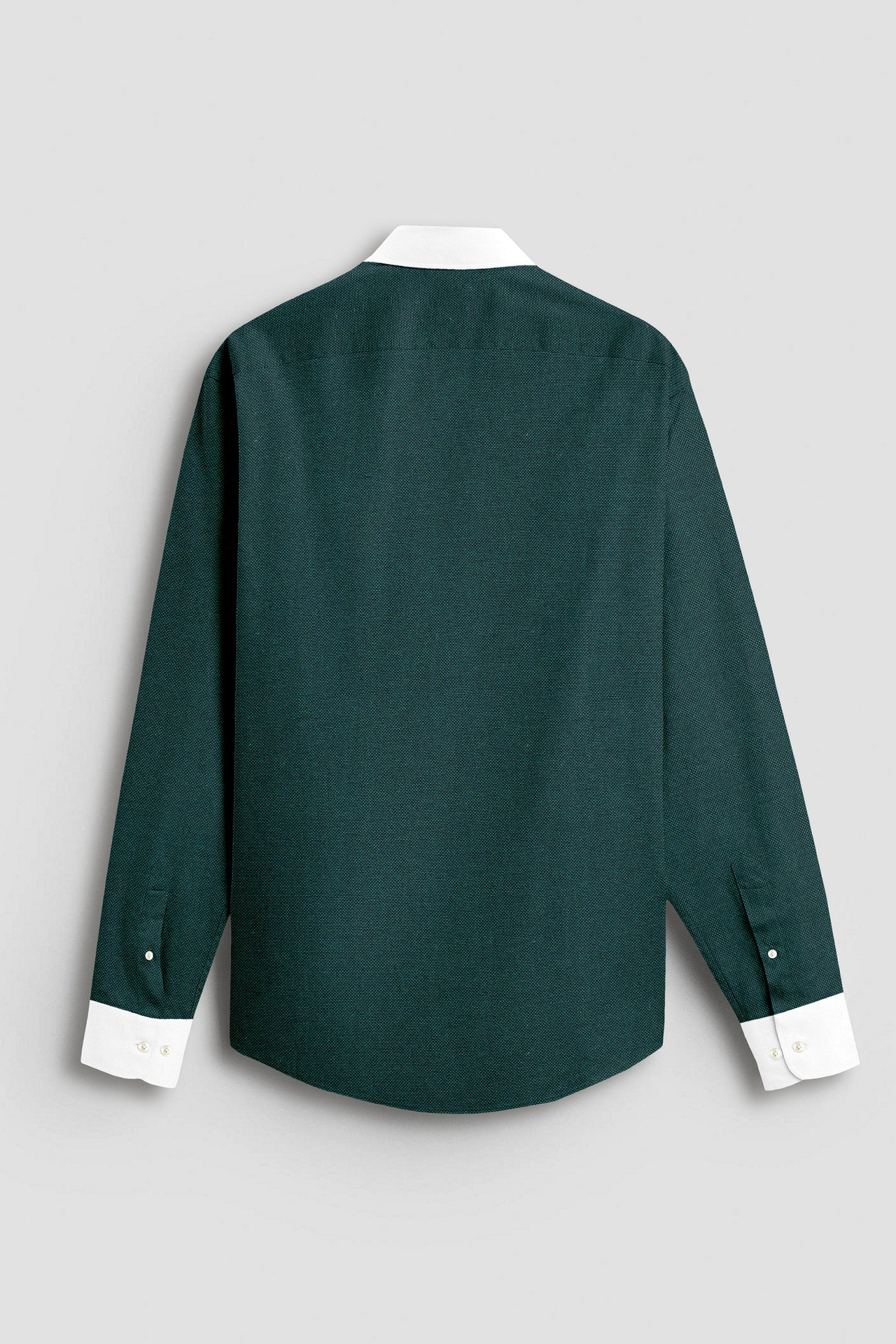 Eden Green Two Toned Premium Oxford Designer Cotton Shirt