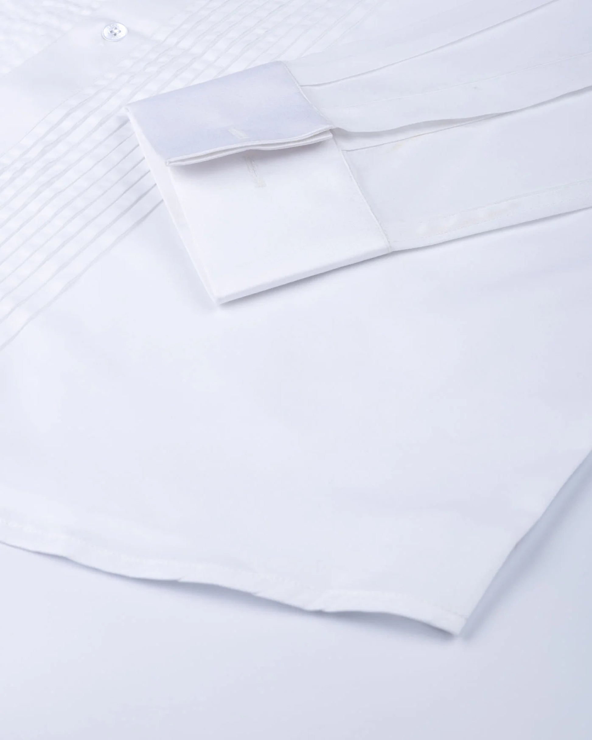 Snow White Giza Cotton Tuxedo Shirt
