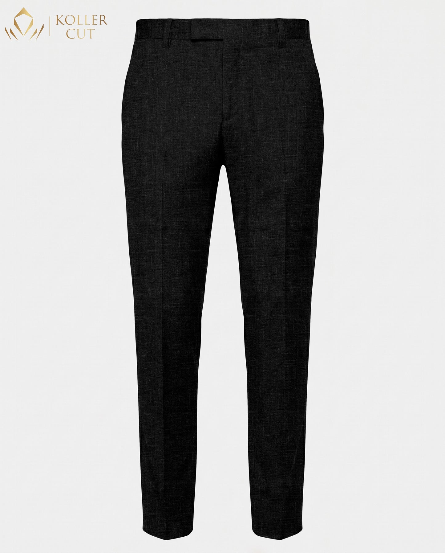 Meteorite Black Linen Blend Pant