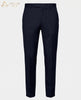 Dark Navy Blue Linen Blend Pant