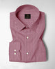 Polignac Pink and Salt White Pinstripes Cotton Shirt