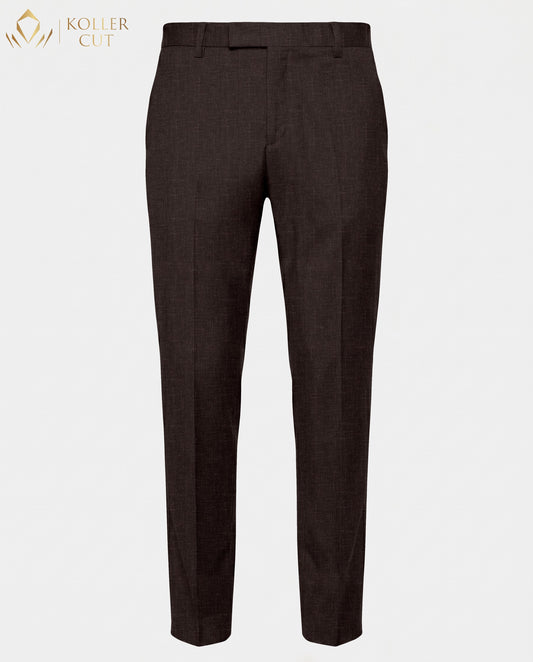 Espresso Brown Luxurious Linen Blend Pant