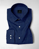 Estate Blue Two Toned Premium Oxford Cotton Shirt