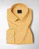 Maize Yellow Luxurious Linen Shirt