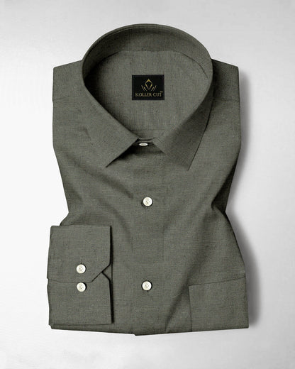 Sagebrush Green Luxurious Linen Shirt