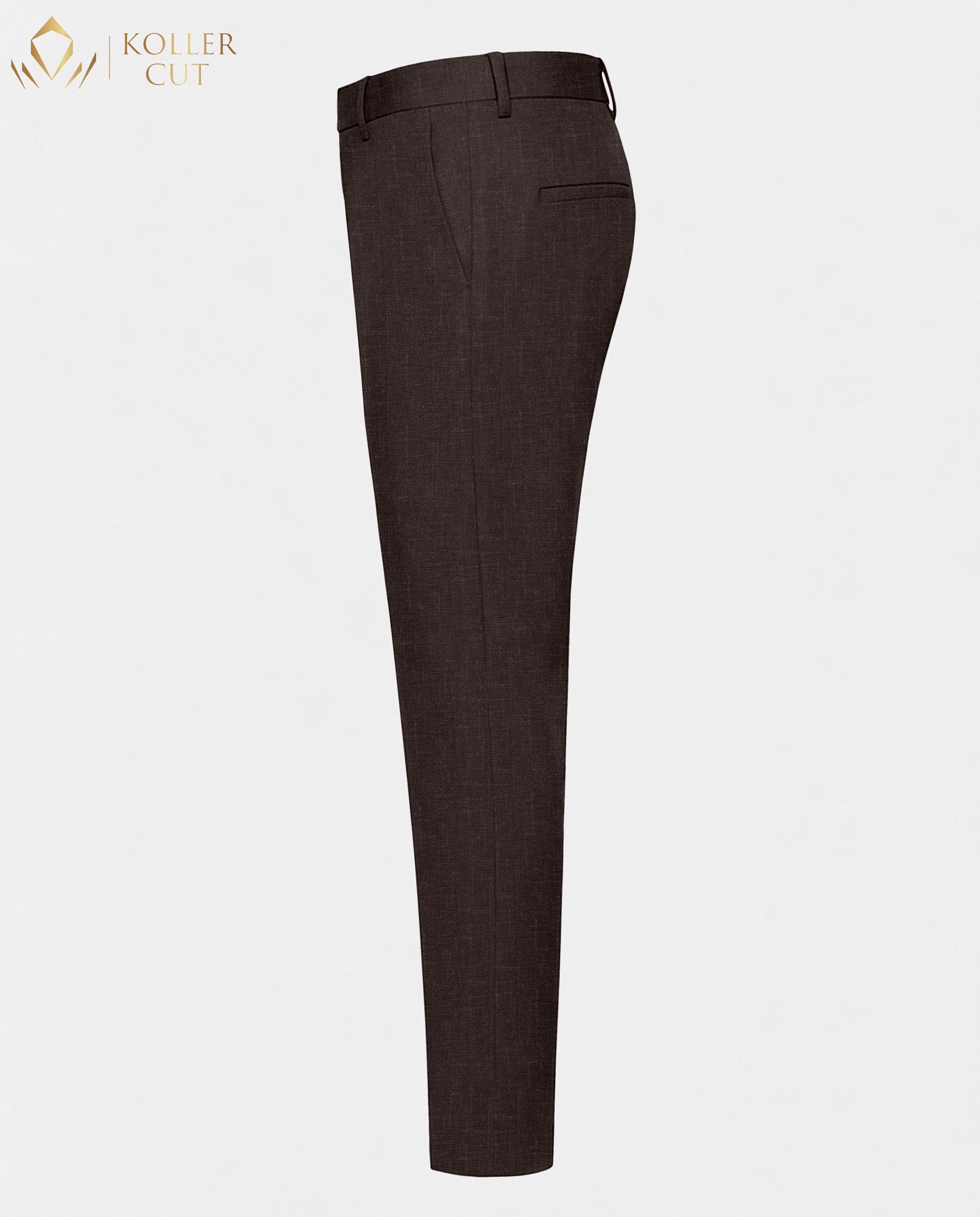 Espresso Brown Luxurious Linen Blend Pant