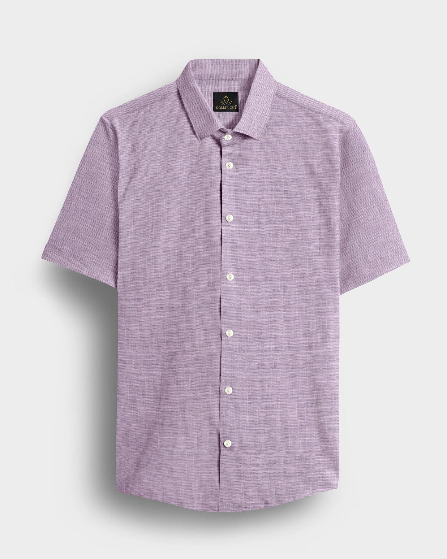 Wisteria Purple Cotton Linen Shirt