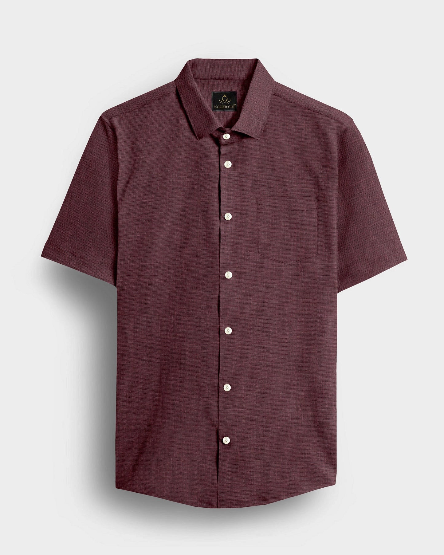 Madder Brown Luxurious Linen Shirt