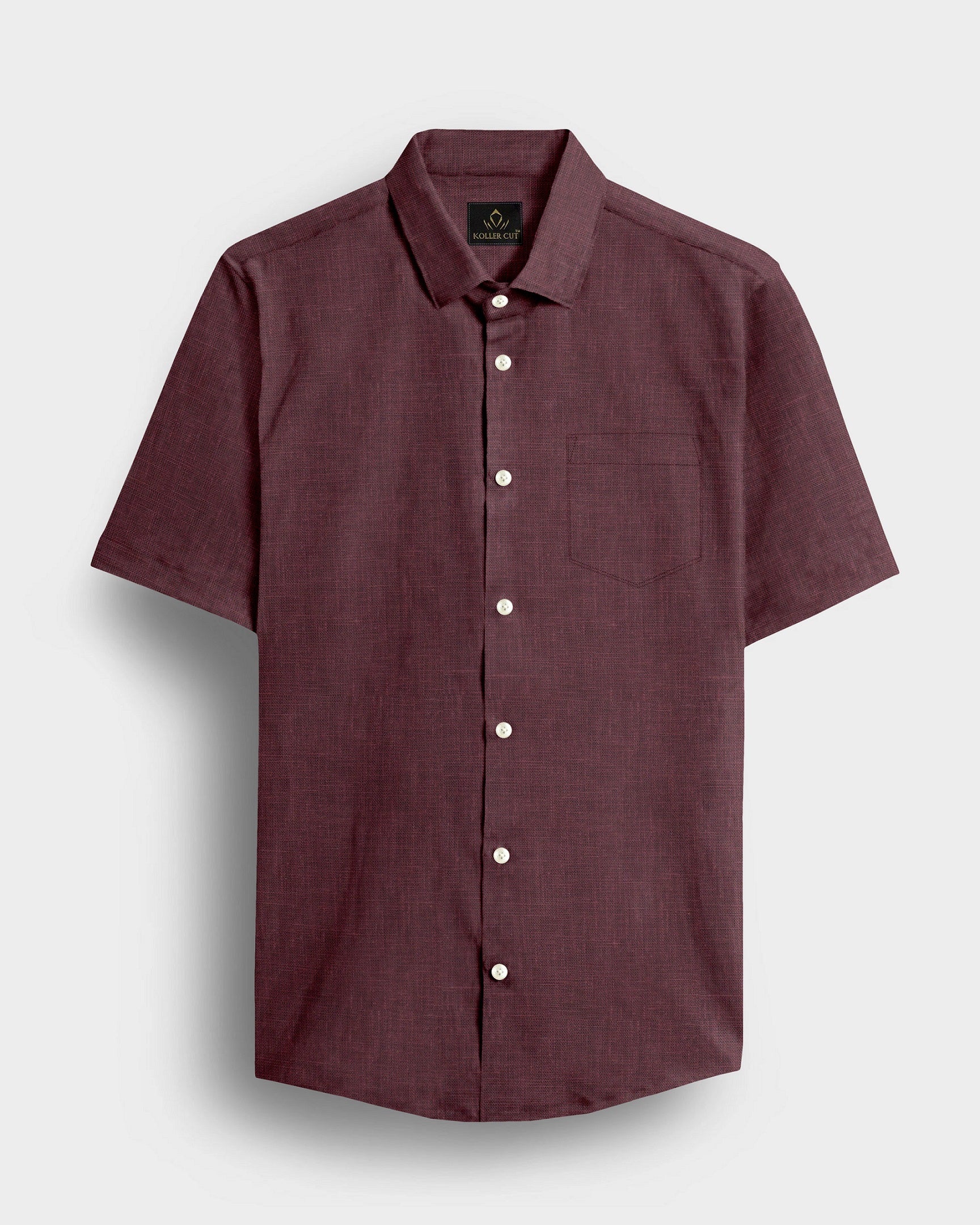 Madder Brown Luxurious Linen Shirt