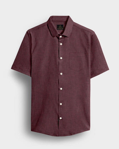 Madder Brown Luxurious Linen Shirt