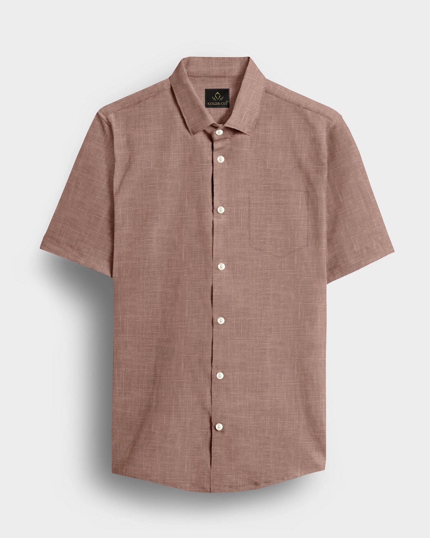 Roebuck Brown Cotton Linen Shirt
