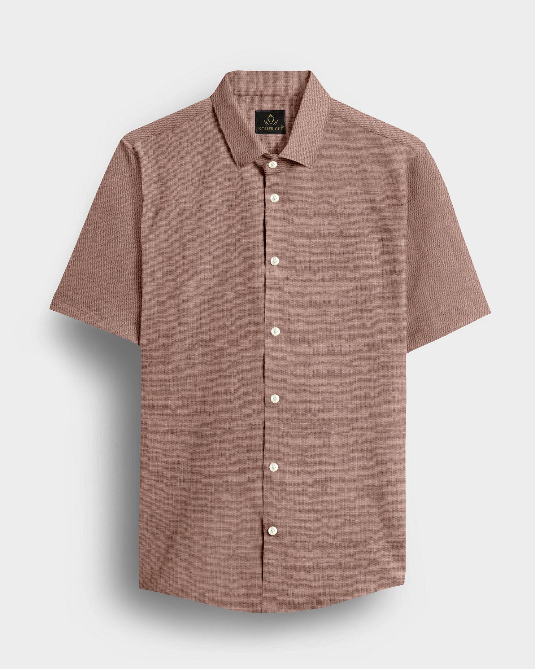 Roebuck Brown Cotton Linen Shirt
