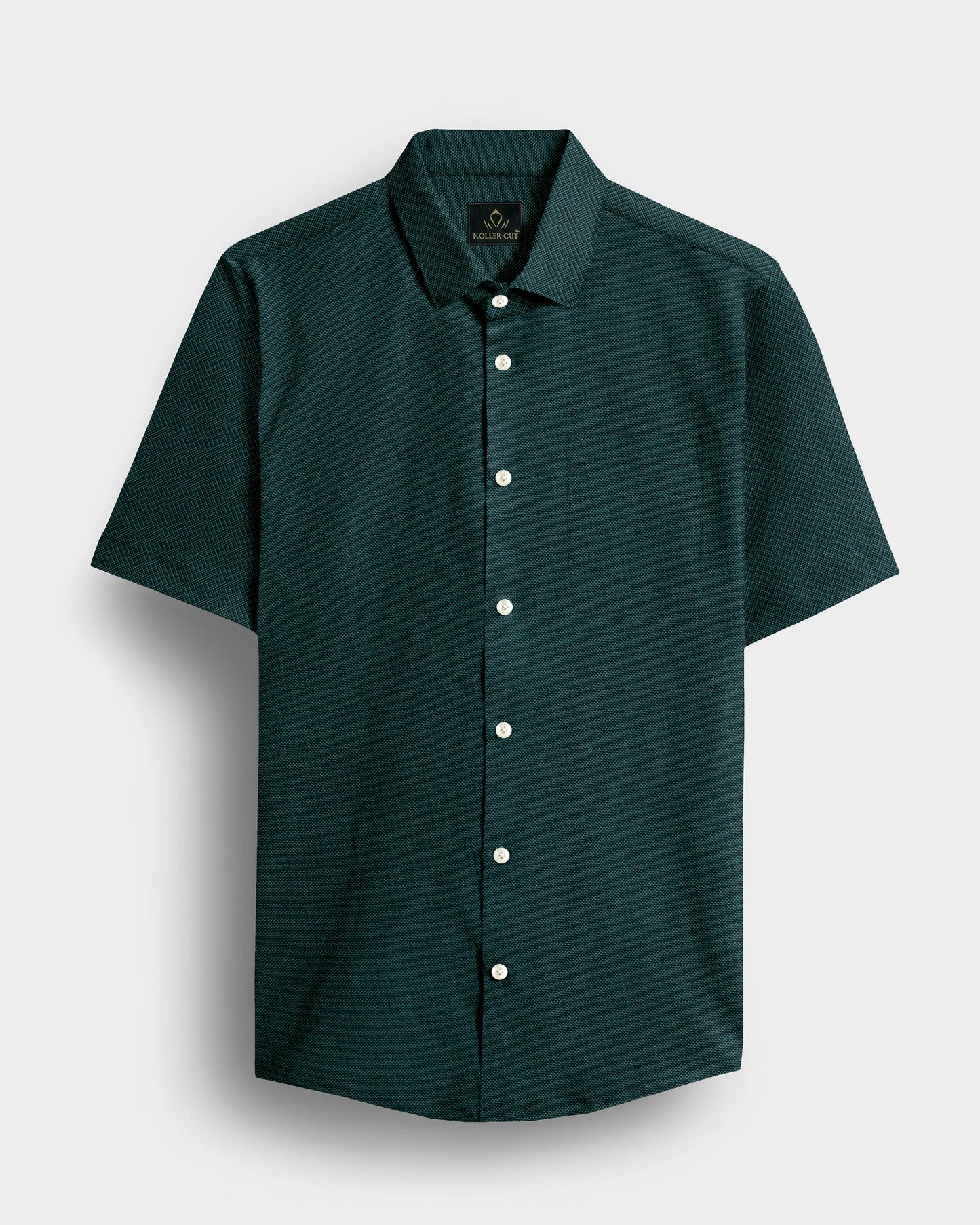 Eden Green Two Toned Premium Oxford Cotton Shirt