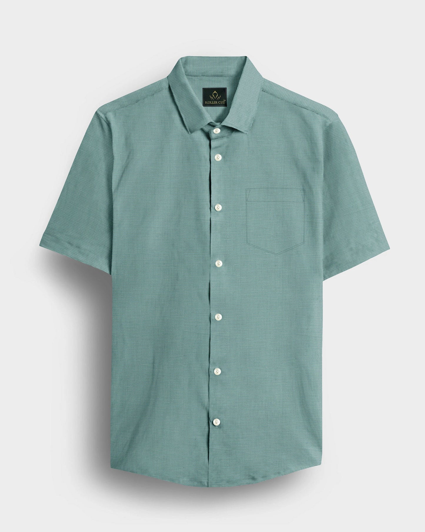 Turquoise Blue Luxurious Linen Shirt