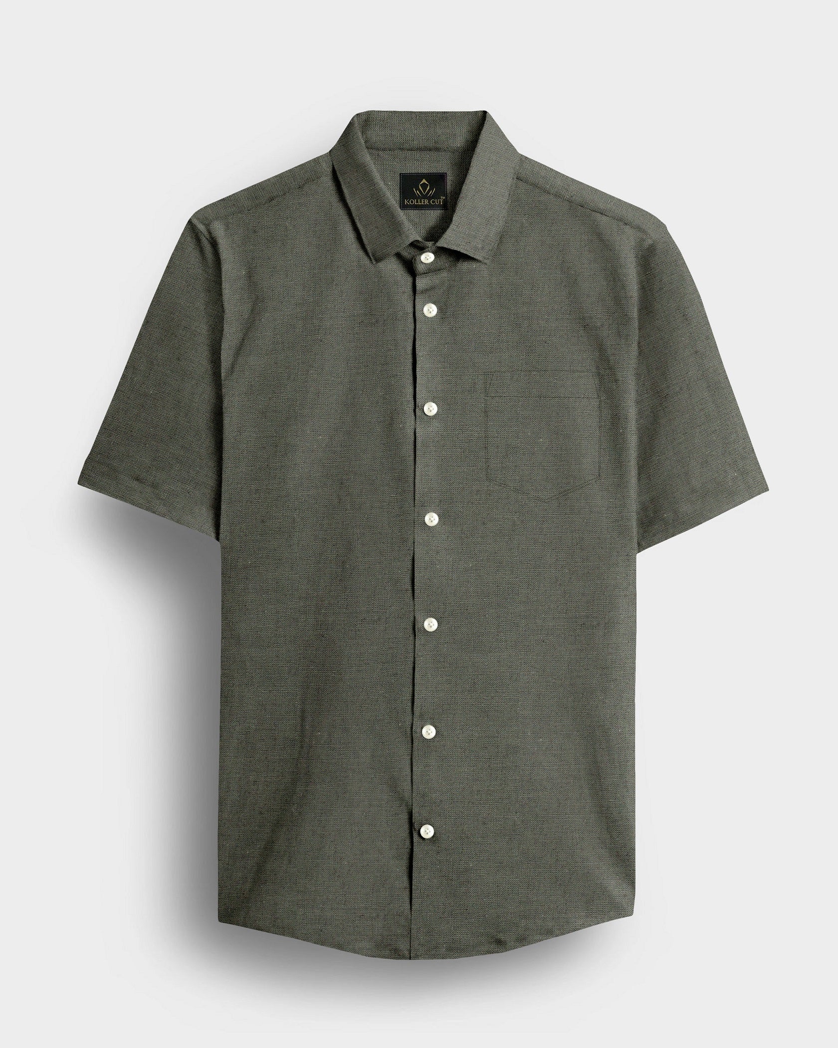 Sagebrush Green Luxurious Linen Shirt