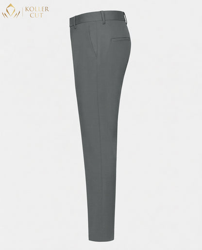 Mallard Green Wool Rich Slight Stretch Pant