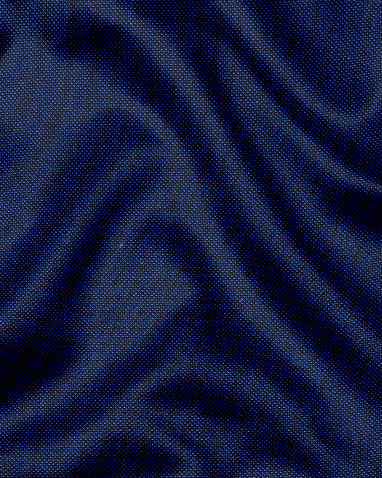 Estate Blue Two Toned Mandarin Collar Premium Oxford Cotton Shirt