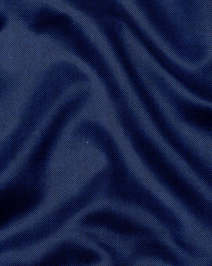 Estate Blue Two Toned Premium Oxford Designer Cotton Shirt