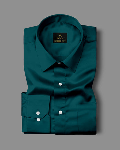 Quetzal Green Giza Cotton Rashyam Shirt