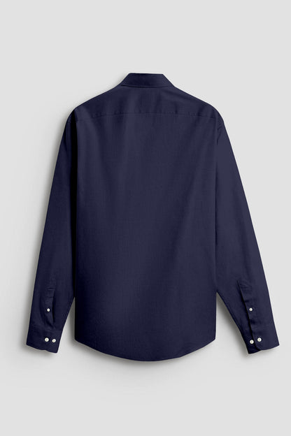 Midnight Blue Giza Cotton Shirt