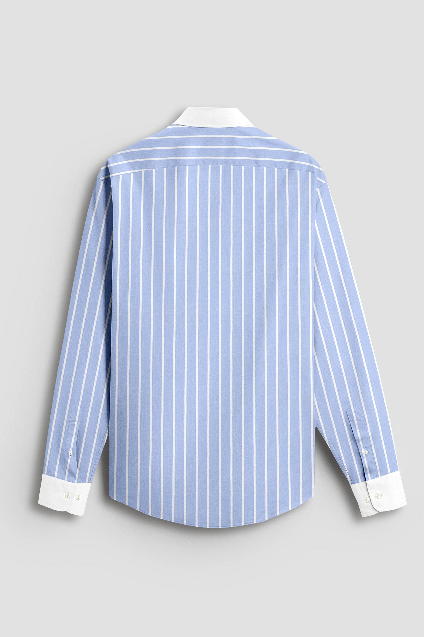 Eternal Shirt Blue and White Stripes Designer Cotton Shirt